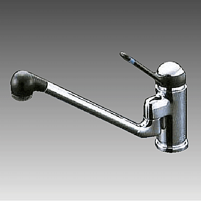 流し台用シングルレバー混合栓